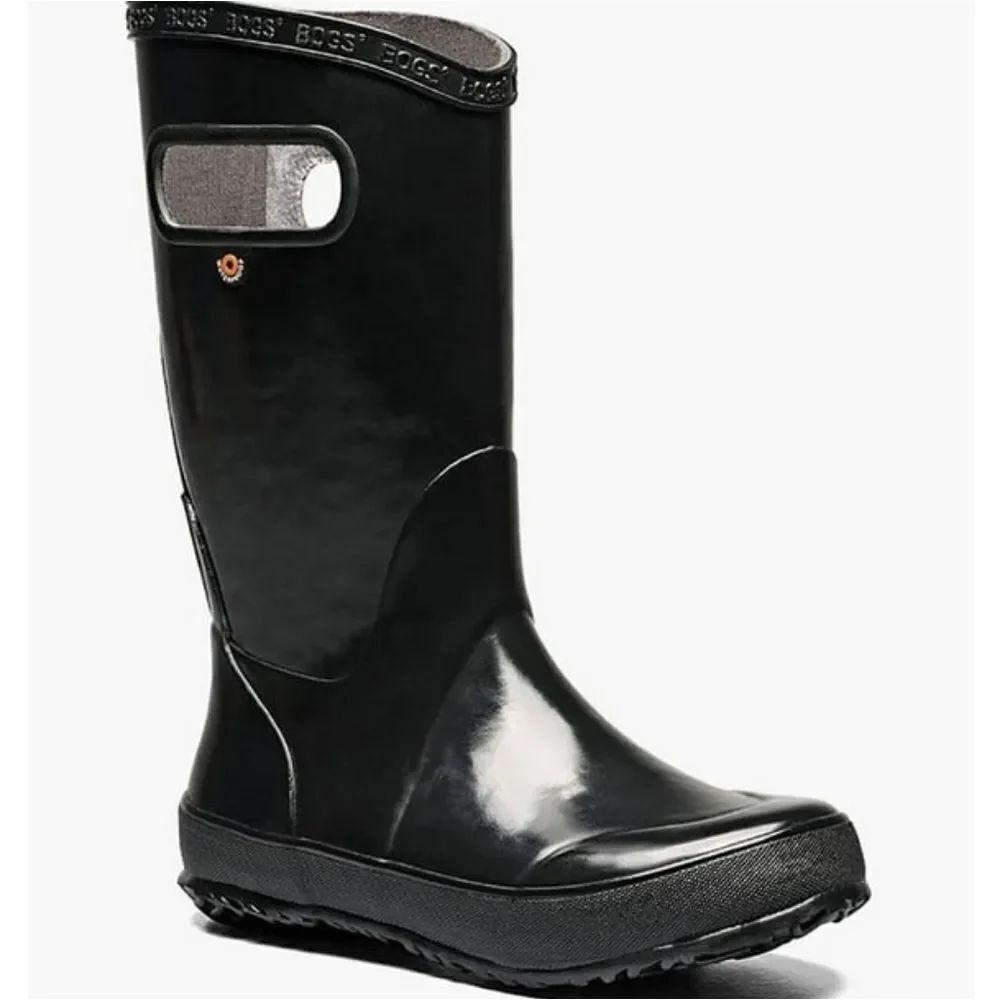 (S-4201) BOGS Unisex Kids' Rainboot Solid Lightweight Waterproof Boots Sz 2